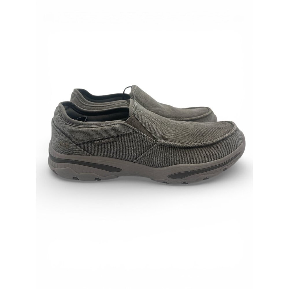SKECHERS MEN'S SZ 9 Creston - Moseco 65355EWW/TPE Vintage Washed Walking Shoes